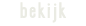 bekijk